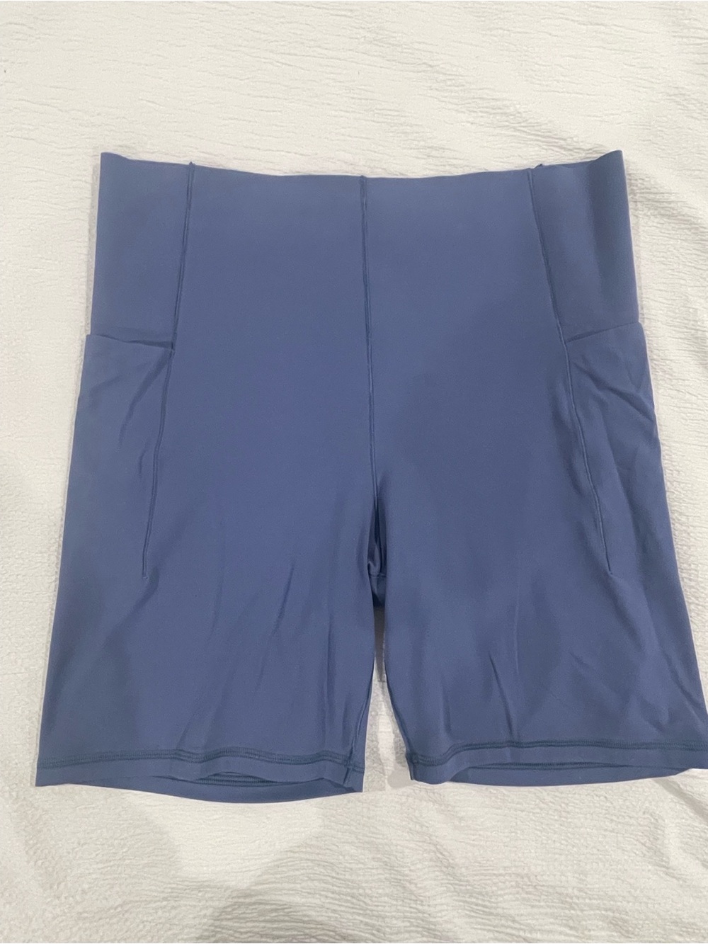 aerie High-Rise Navy Blue Athletic Bike Shorts